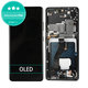дисплей OLED за Samsung S21 Ultra G998B, Тъчскрийн и рамка, Phantom Black