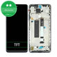 дисплей за Xiaomi Redmi Note 9 Pro 5G M2007J17C, Тъчскрийн и рамка, черен, Black, TFT