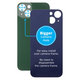 задния капак с голям отвор за камера за iPhone 13, зелен, Green