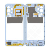 Средна рамка за Samsung A23 A236B, GH98-47823C, син, Blue, Genuine Service Pack