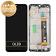 дисплей за Samsung A23 A236B, Тъчскрийн и рамка, GH82-29734A, GH82-29735A, (Black), Genuine Service Pack
