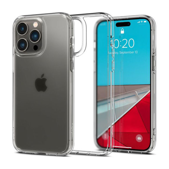 Калъф Ultra Hybrid за iPhone 14 Pro, мразовито прозрачен, Frost Clear