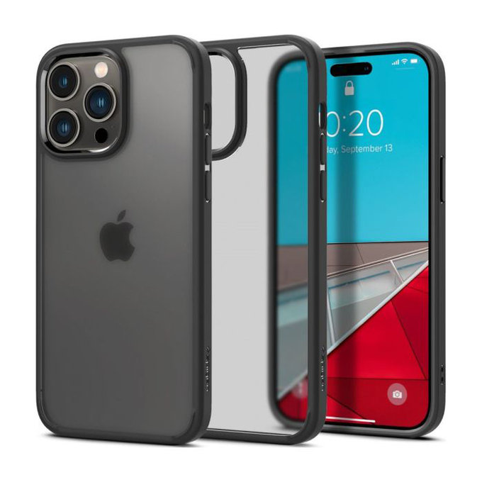 Калъф Ultra Hybrid за iPhone 14 Pro, Frost Black