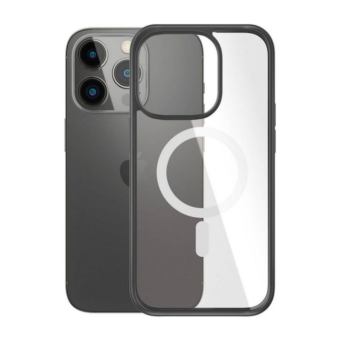 Калъф ClearCase с MagSafe за iPhone 14 Pro, Черно, Black