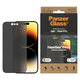 Закалено стъкло UWF Privacy AB с апликатор за iPhone 14 Pro, Черно, PanzerGlass