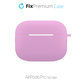 Силиконов калъф за AirPods Pro, Лила, Lila