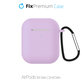 Силиконов калъф за AirPods 1 & 2, Лила, Lila