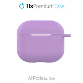Силиконов калъф за AirPods 3, Лила, Lila