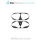 Анти-прах лепенка за AirPods 1 и 2, Черно, Black, FixPremium