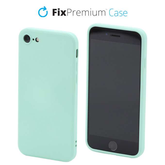Силиконов калъф за iPhone 7, 8, SE 2020 & SE 2022, Light Cyan