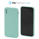 Силиконов калъф за iPhone X & XS, светъл циан, Light Cyan
