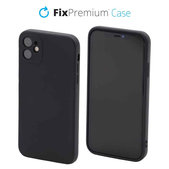 Силиконов калъф за iPhone 11, Черно, Black