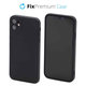 Силиконов калъф за iPhone 11, Черно, Black