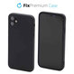 Силиконов калъф за iPhone 11, Черно, Black