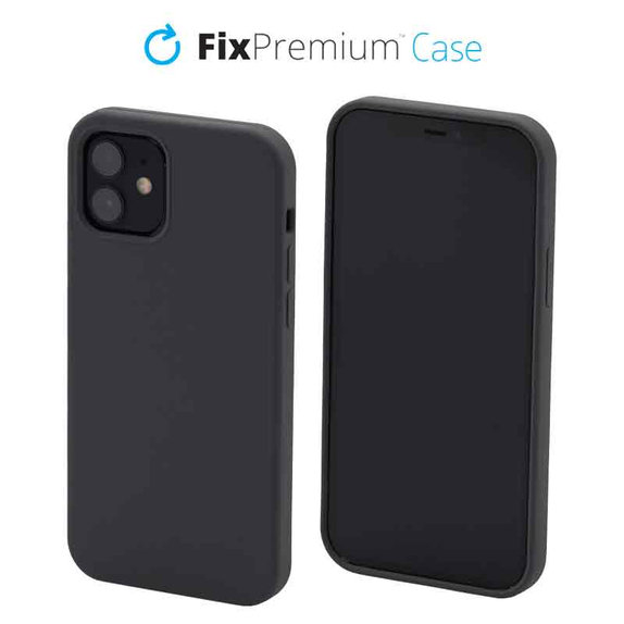 Силиконов калъф за iPhone 12, Space grey