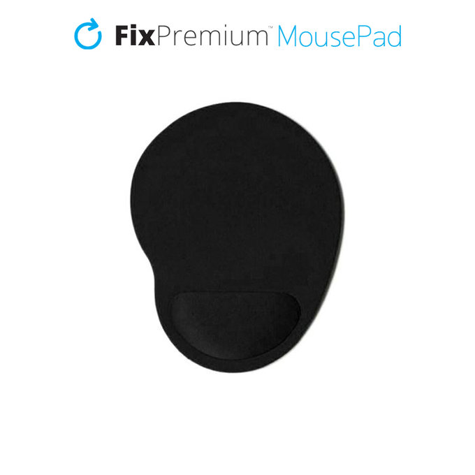 Подложка за мишка, Черно, Black, FixPremium
