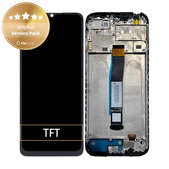 дисплей за Xiaomi Redmi 10C 220333QAG 220333QBI, Тъчскрийн и рамка, 560001C3QA00, Graphite Gray, Genuine Service Pack