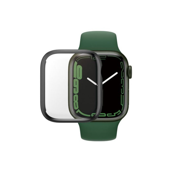 Закалено стъкло Full Body AB за Apple Watch 7, 8 и 9 41mm, Черно, Black, PanzerGlass