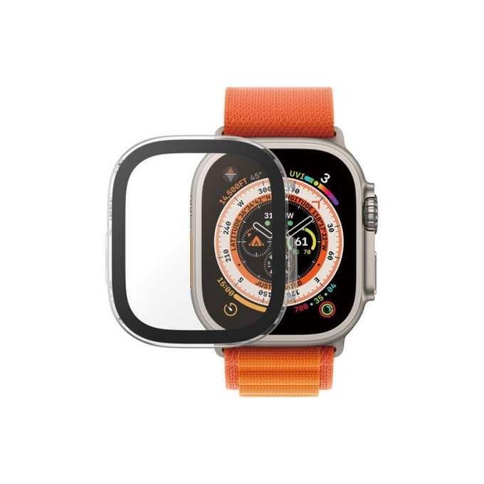 Закалено стъкло Full Body AB за Apple Watch Ultra 1st Gen и 2nd Gen (49mm), Прозрачен, Transparent, PanzerGlass