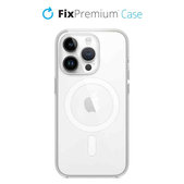 Силиконов калъф с MagSafe за iPhone 14 Pro, Прозрачен, Transparent