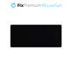 Подложка за мишка, 120x50cm, Черно, Black, FixPremium