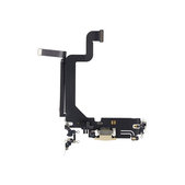 Конектор за зареждане с гъвкав кабел за iPhone 14 Pro Max, Злато, Gold