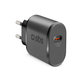 15W заряден адаптер USB-C, Черно, Black, SBS