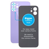 задния капак с голям отвор за камера за iPhone 12 Mini, лилав. Purple
