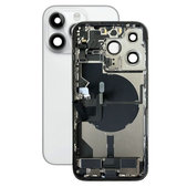 Заден калъф със малки части за iPhone 14 Pro, Сребро, Silver