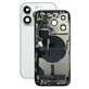 Заден калъф със малки части за iPhone 14 Pro, Сребро, Silver