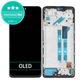 дисплей OLED за Xiaomi Redmi Note 11 Pro 4G, 5G, Poco X4 Pro 5G, Тъчскрийн и рамка, Graphite Gray
