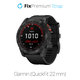 Силиконова каишка за Garmin (QuickFit 22mm), Черно, Black, FixPremium