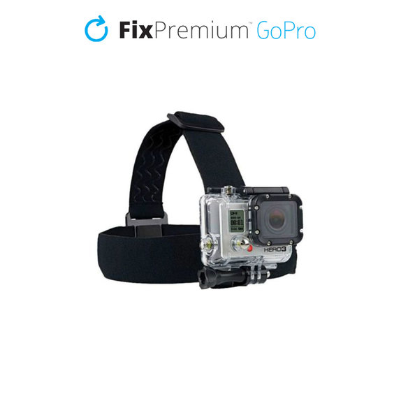 Стойка за глава за GoPro, Черно, Black