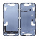 Средна рамка за iPhone 14, син, Blue