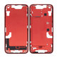 Средна рамка за iPhone 14, червен, Red