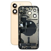 Заден калъф със малки части за iPhone 14 Pro, Злато, Gold