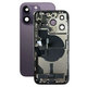 Заден калъф със малки части за iPhone 14 Pro, Deep Purple