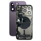 Заден калъф със малки части за iPhone 14 Pro, Deep Purple