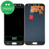 дисплей за Samsung J5 J530F (2017), Тъчскрийн без рамка, черен, Black, TFT
