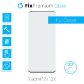 3D закалено стъкло FullCover за Xiaomi 12 и 12X, FixPremium