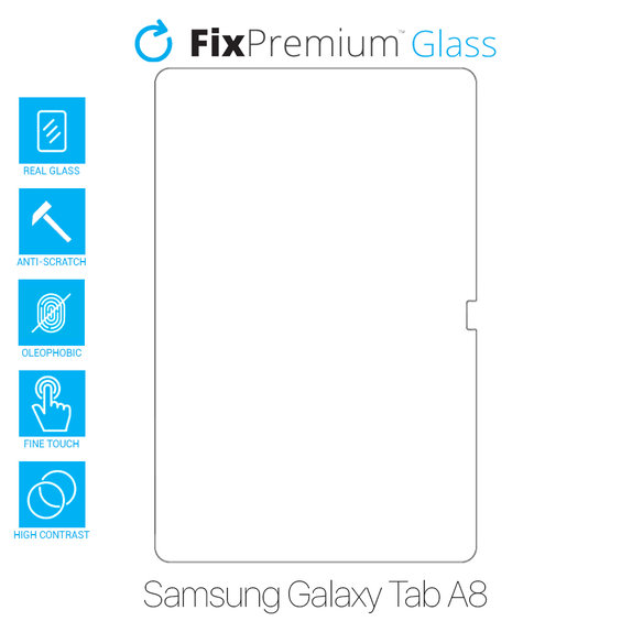 Закалено стъкло за Samsung Tab A8, FixPremium Glass