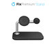 MagSafe стойка 3в1 за iPhone, Apple Watch и AirPods, Черно, Black, FixPremium