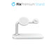 MagSafe стойка 3в1 за iPhone, Apple Watch и AirPods, Бял, White, FixPremium