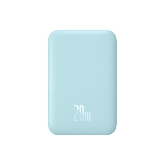 MagSafe външна батерия 6000 mAh, Синьо, Blue, Baseus