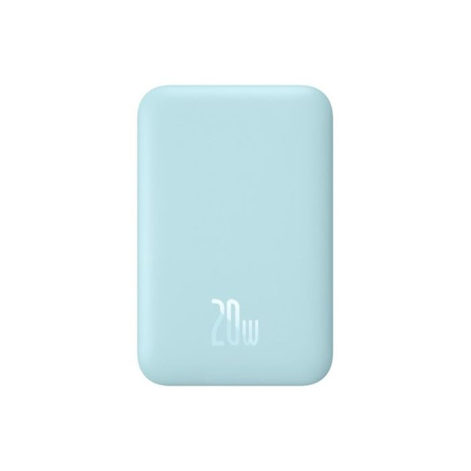 MagSafe външна батерия 6000 mAh, Синьо, Blue, Baseus