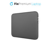 Калъф за лаптоп 13", Сив, Grey, FixPremium