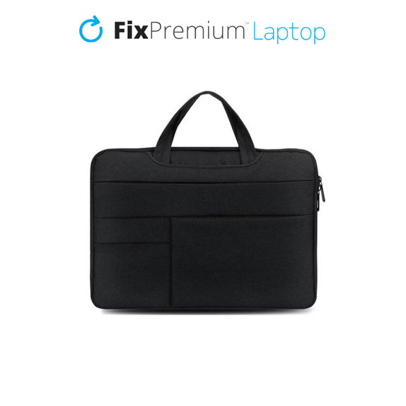 Чанта за лаптоп 14", Черно, Black, FixPremium