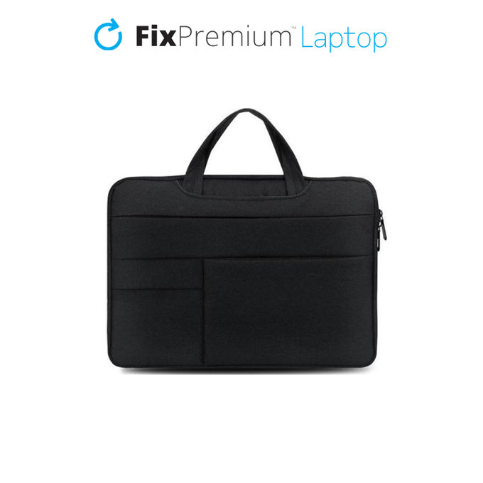 Чанта за лаптоп 14", Черно, Black, FixPremium