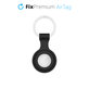 Силиконов ключодържател за AirTag, Черно, Black, FixPremium