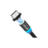 USB-C / USB магнитен кабел, 1m, Черно, Black, USLION